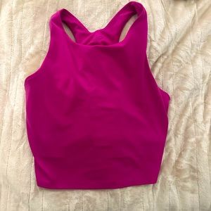 Athleta Conscious Crop Bra Top, size Large D/DD